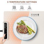 Adjustable Electric Warming Tray with 3 Heat Settings