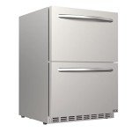 HCK 24-Inch Outdoor Refrigerator with Double Drawer
