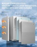 HCK 24-Inch Outdoor Refrigerator with Double Drawer