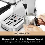 CHULUX Slim Espresso Machine with Milk Frother