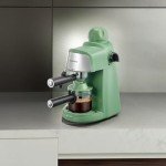 Ihomekee Green Espresso and Cappuccino Machine