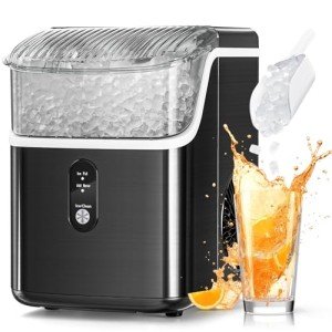 Countertop Nugget Ice Maker - Self-Cleaning Machine