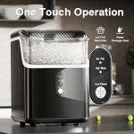 Countertop Nugget Ice Maker - Self-Cleaning Machine