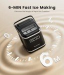 Portable Smart Ice Maker with App & Voice Control