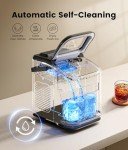 Portable Smart Ice Maker with App & Voice Control