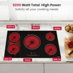 Gasland 36-Inch 5-Burner Electric Cooktop