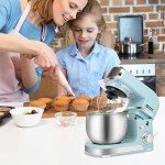 Compact 3.2Qt Stand Mixer with 6 Speeds