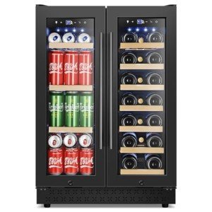 Tylza 24" Dual Zone Wine and Beverage Cooler