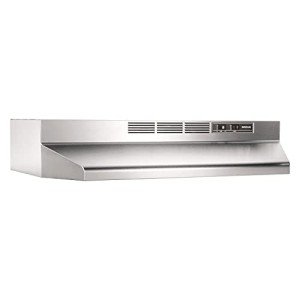 Broan-NuTone 30-Inch Ductless Range Hood - Stainless Steel
