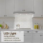 CIARRA 30-Inch Stainless Steel Ductless Range Hood