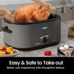 Sunvivi 28 Quart Electric Roaster with Lid
