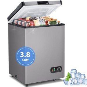 Compact LifePlus Chest Freezer with Removable Basket
