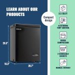Demuller 3.5 Cu.ft Compact Chest Freezer - Black