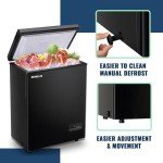 Demuller 3.5 Cu.ft Compact Chest Freezer - Black