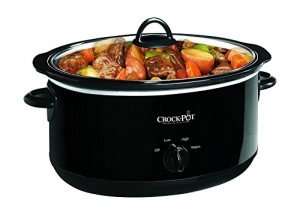 8-Quart Black Manual Slow Cooker by Crockpot