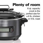 Hamilton Beach 6 Quart Digital Slow Cooker