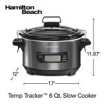 Hamilton Beach 6 Quart Digital Slow Cooker