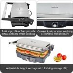 IMUSA Electric Panini Press with Nonstick Plates