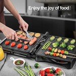 OSTBA Indoor Panini Press Grill with Temperature Control