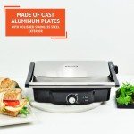 IMUSA Electric Panini Press with Nonstick Plates