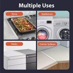 Stainless Kitchen Stove Gap Covers - 2 Pack