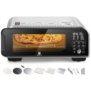 DOVSCA Indoor Electric Pizza Oven with Accessories