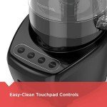 BLACK+DECKER 8-Cup Food Processor with Stainless Steel Blade