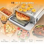 DOVSCA Indoor Electric Pizza Oven with Accessories