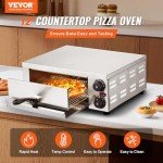 VEVOR 12-Inch Electric Pizza Oven with Timer