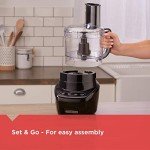 BLACK+DECKER 8-Cup Food Processor with Stainless Steel Blade