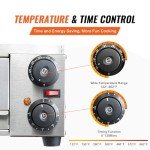 VEVOR 12-Inch Electric Pizza Oven with Timer