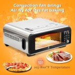 DOVSCA Indoor Electric Pizza Oven with Accessories