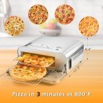 DOVSCA Indoor Electric Pizza Oven with Accessories