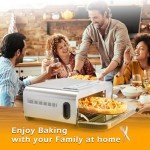 DOVSCA Indoor Electric Pizza Oven with Accessories