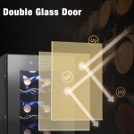 Compact Wine Cooler with Digital Temperature Control
