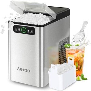 Aeitto 40Lbs Nugget Ice Maker for Home Use
