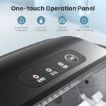 Portable Countertop Ice Maker with Self-Cleaning Feature