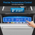 24-Inch Under Counter Beverage Cooler, Stainless Steel