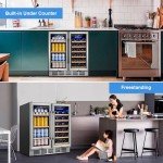 30" Dual Zone Wine and Beverage Fridge
