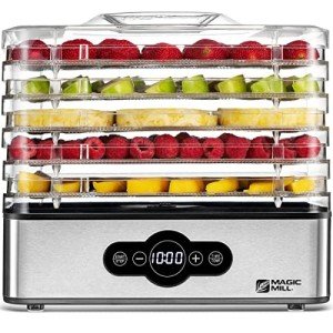 Magic Mill 5-Tray Food Dehydrator with Timer