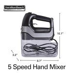Hamilton Beach 5-Speed Hand Mixer with Storage Case