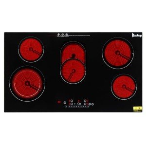 Winado 5-Burner Electric Ceramic Cooktop 35-Inch