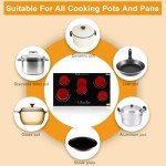 Winado 5-Burner Electric Ceramic Cooktop 35-Inch