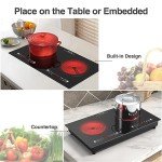 VBGK 24" 2-Burner Electric Cooktop with Timer