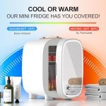 LIGIANT Mini Skincare Fridge with LED Mirror