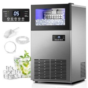 160Lbs/24H Under Counter Ice Maker Machine