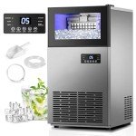 160Lbs/24H Under Counter Ice Maker Machine