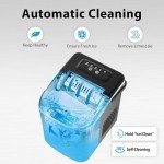 MAXEVE Portable Countertop Ice Maker - 34LBs/24H