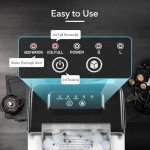 MAXEVE Portable Countertop Ice Maker - 34LBs/24H