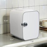 Dancing Daisy 4L Compact Skincare Fridge, White